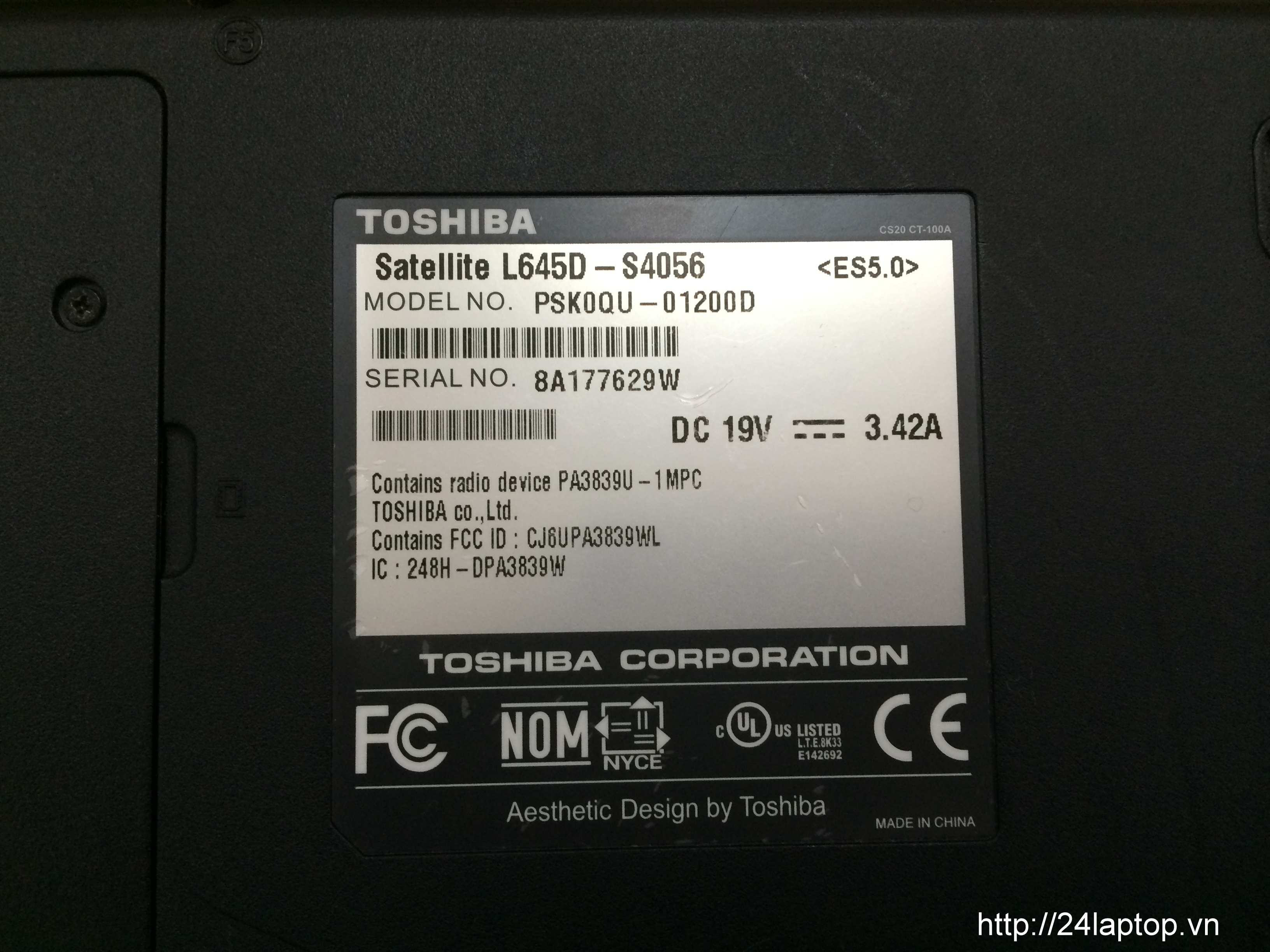 Toshiba L645d.JPG